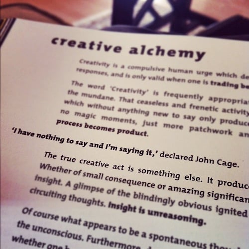 I have nothing to say and I'm saying it