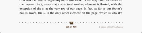 iBooks pagination