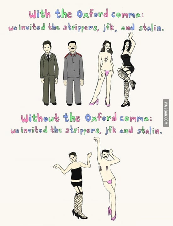 Why Oxford Comma